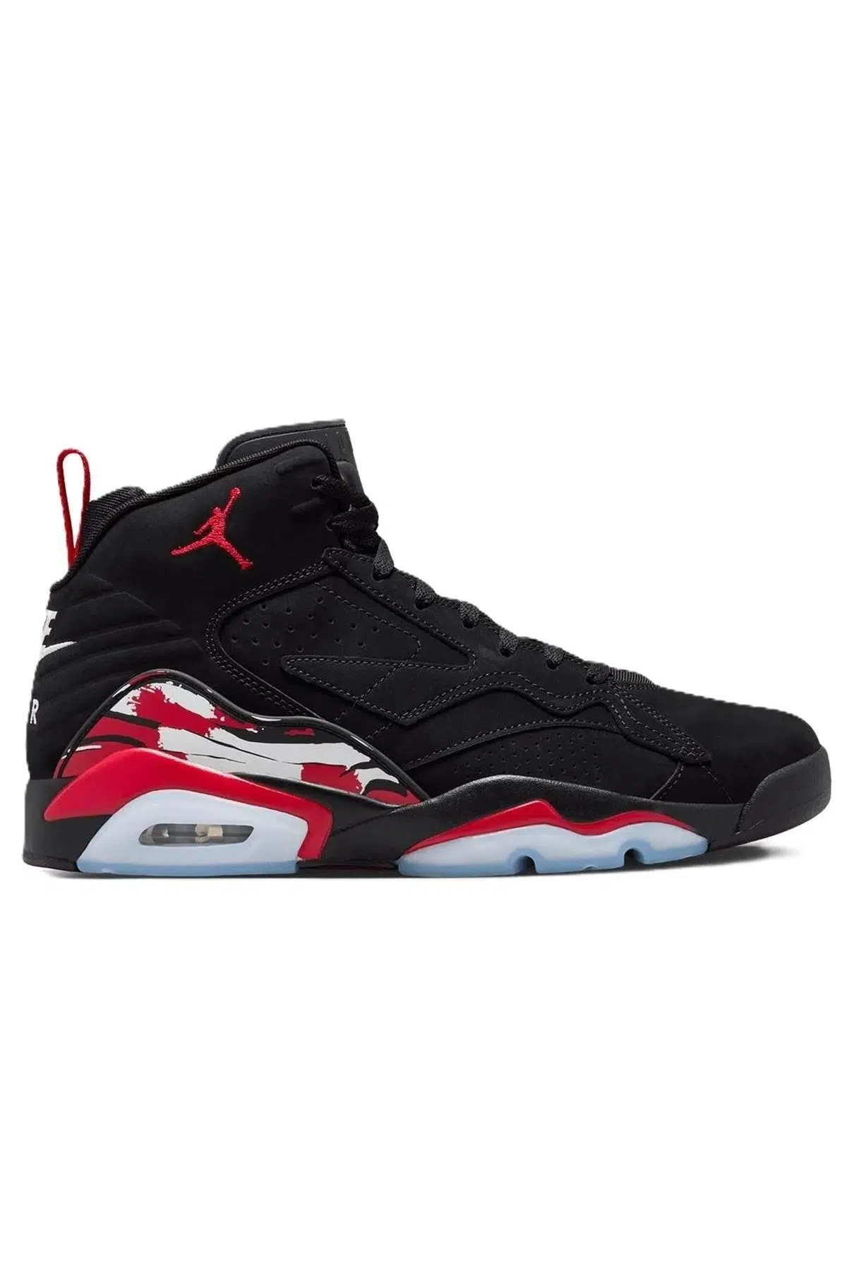 Nike Air Jordan MVP Mens Leather Basketball Shoes Black Hakiki Deri Erkek Basketbol Ayakkabısı Siyah