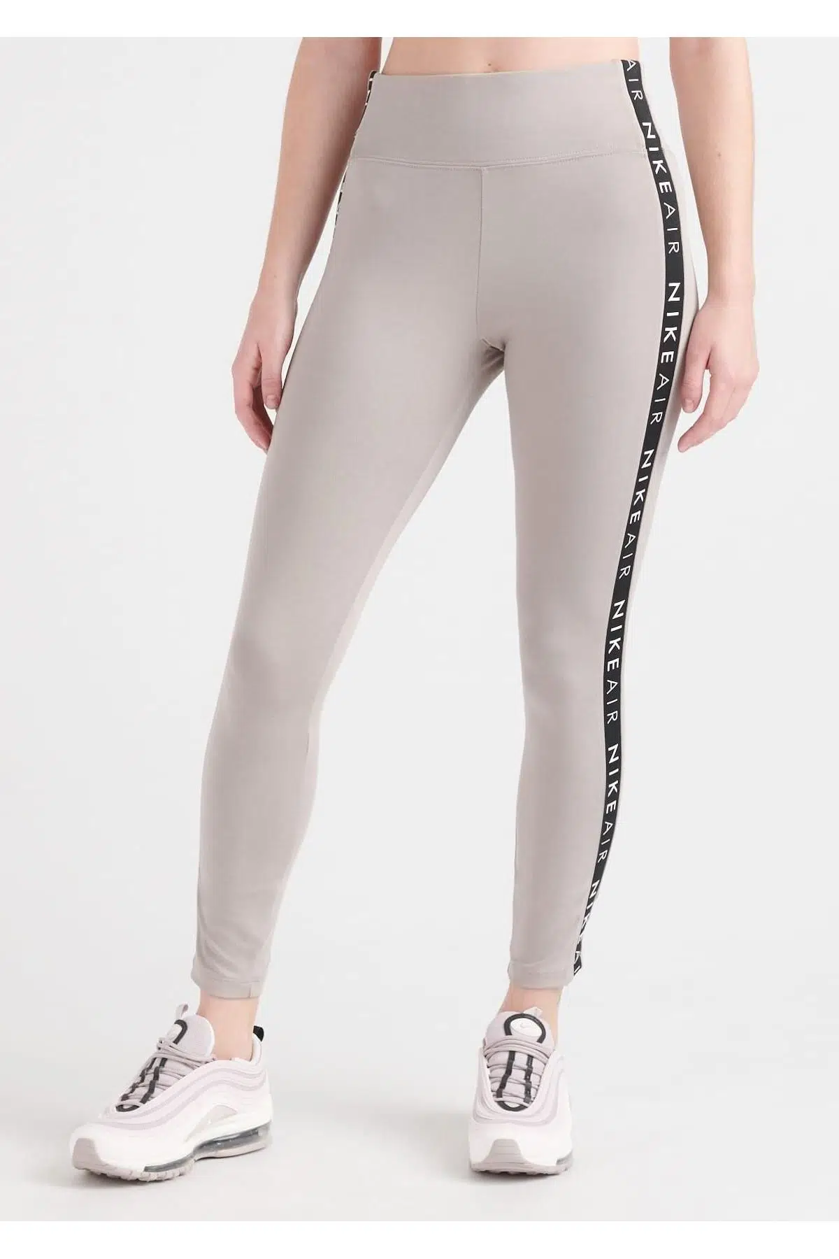 Nike Air Leggins Yüksek Belli Bej Tayt