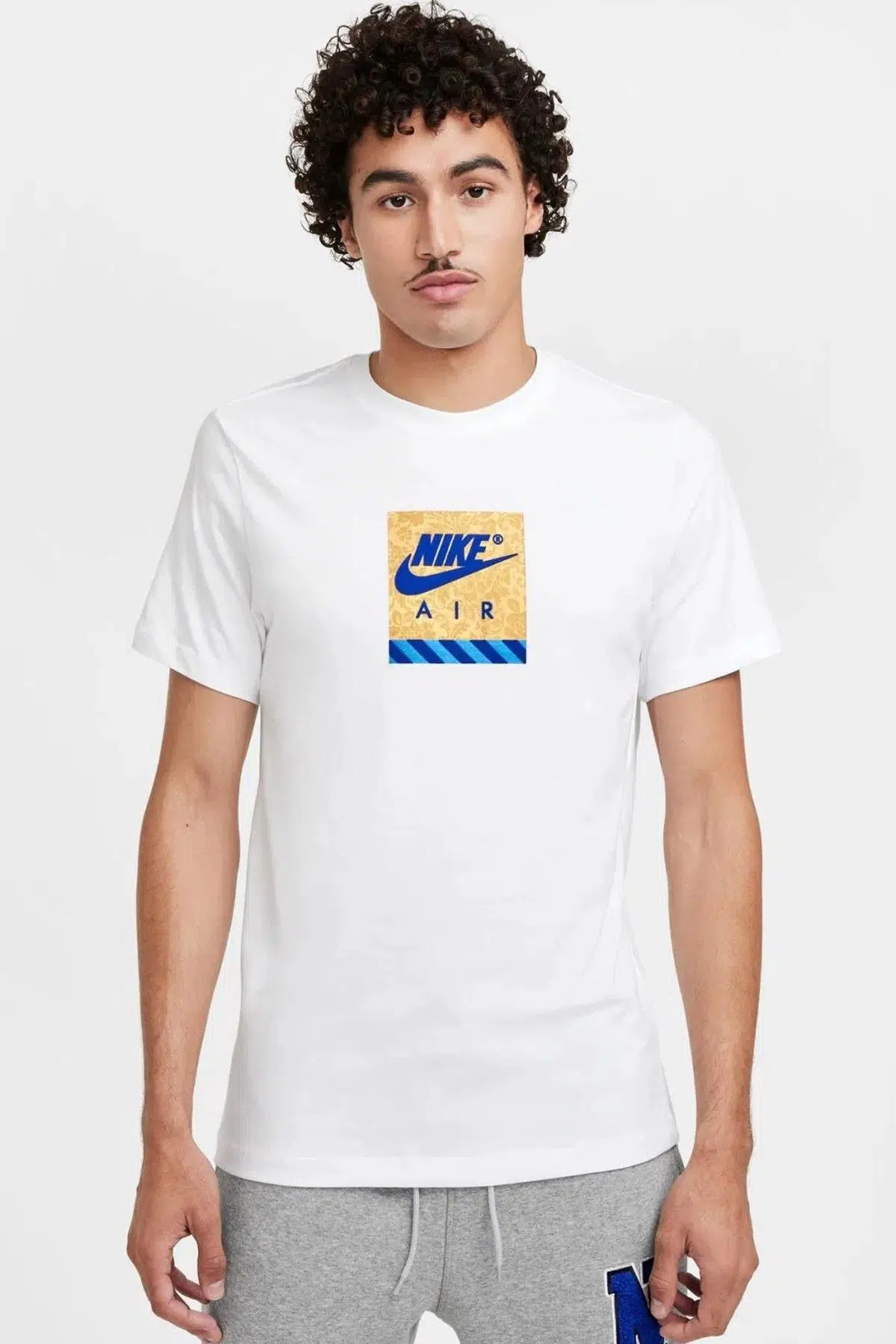 Nike Sportswear OC Lbr Pack 2 Gift Box Print Tee Erkek Tişört Beyaz