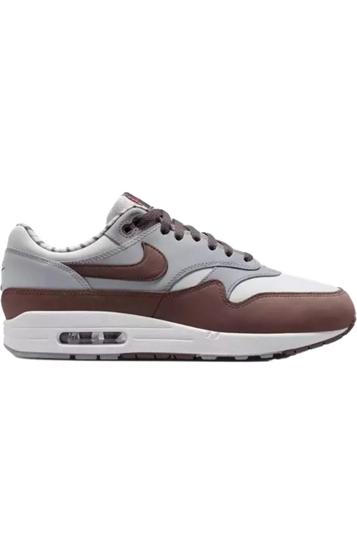 Nike Air Max 1 Shima Premium Leather Womens Sneaker Hakiki Deri Kadın Günlük Spor Ayakkabı Kahverengi