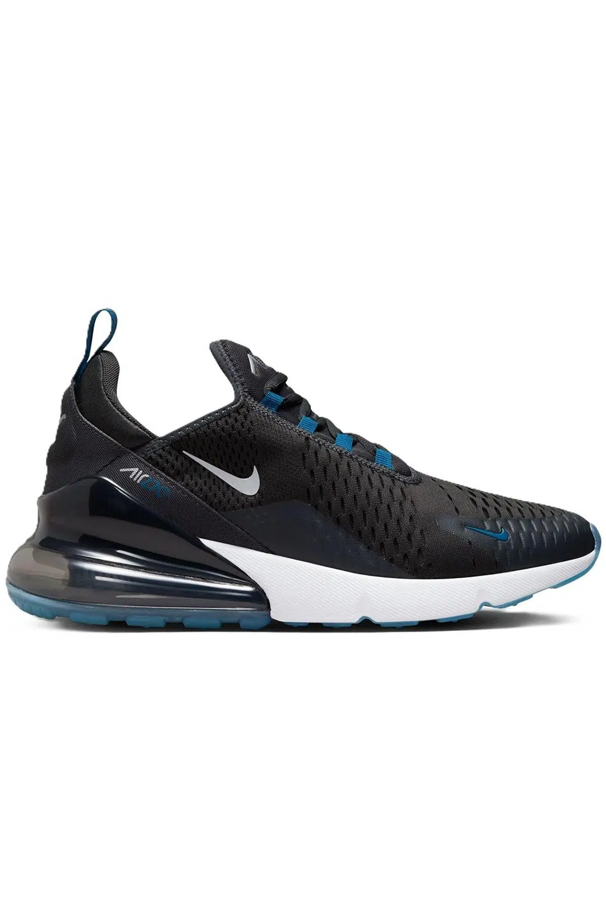 Nike Air Max 270 Black Blue Sneaker Günlük Spor Ayakkabı Siyah Mavi