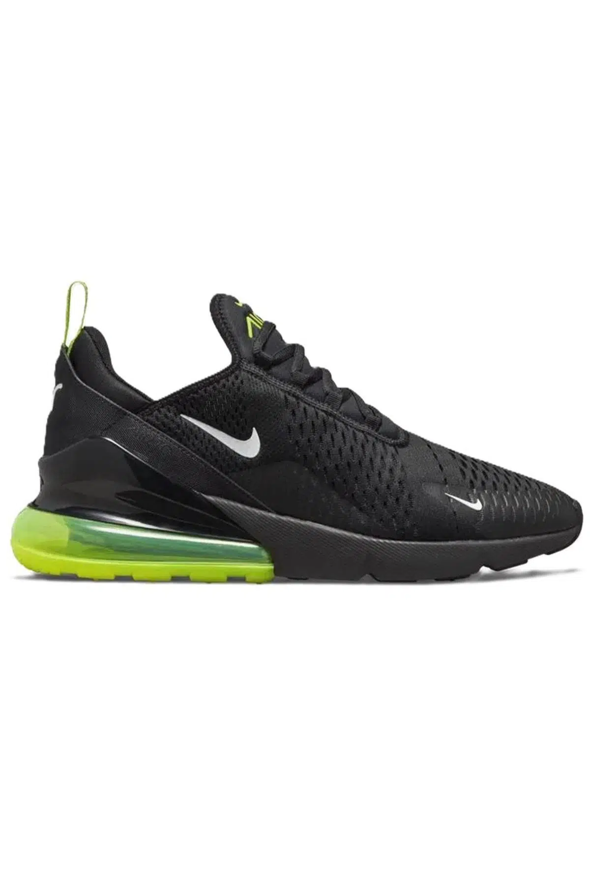 Nike Air Max 270 Unisex Sneaker Black Günlük Spor Ayakkabı Siyah