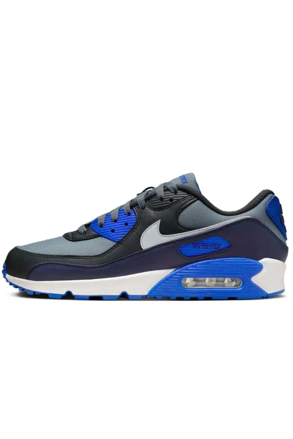 Nike Air Max 90 Leather Goretex Grey Sneaker Hakiki Deri Su Geçirmez Nefes Alan Erkek Günlük Spor Ayakkabı Gri