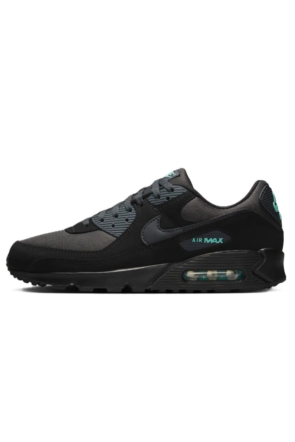 Nike Air Max 90 Leather Mens Sneaker Hakiki Deri Erkek Günlük Spor Ayakkabı Siyah