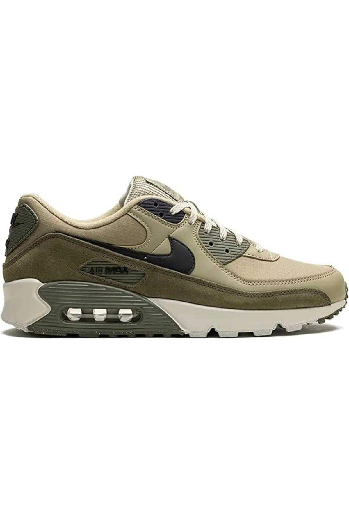 Nike Air Max 90 Leather Sneaker Green Hakiki Deri Erkek Günlük Spor Ayakkabı Yeşil