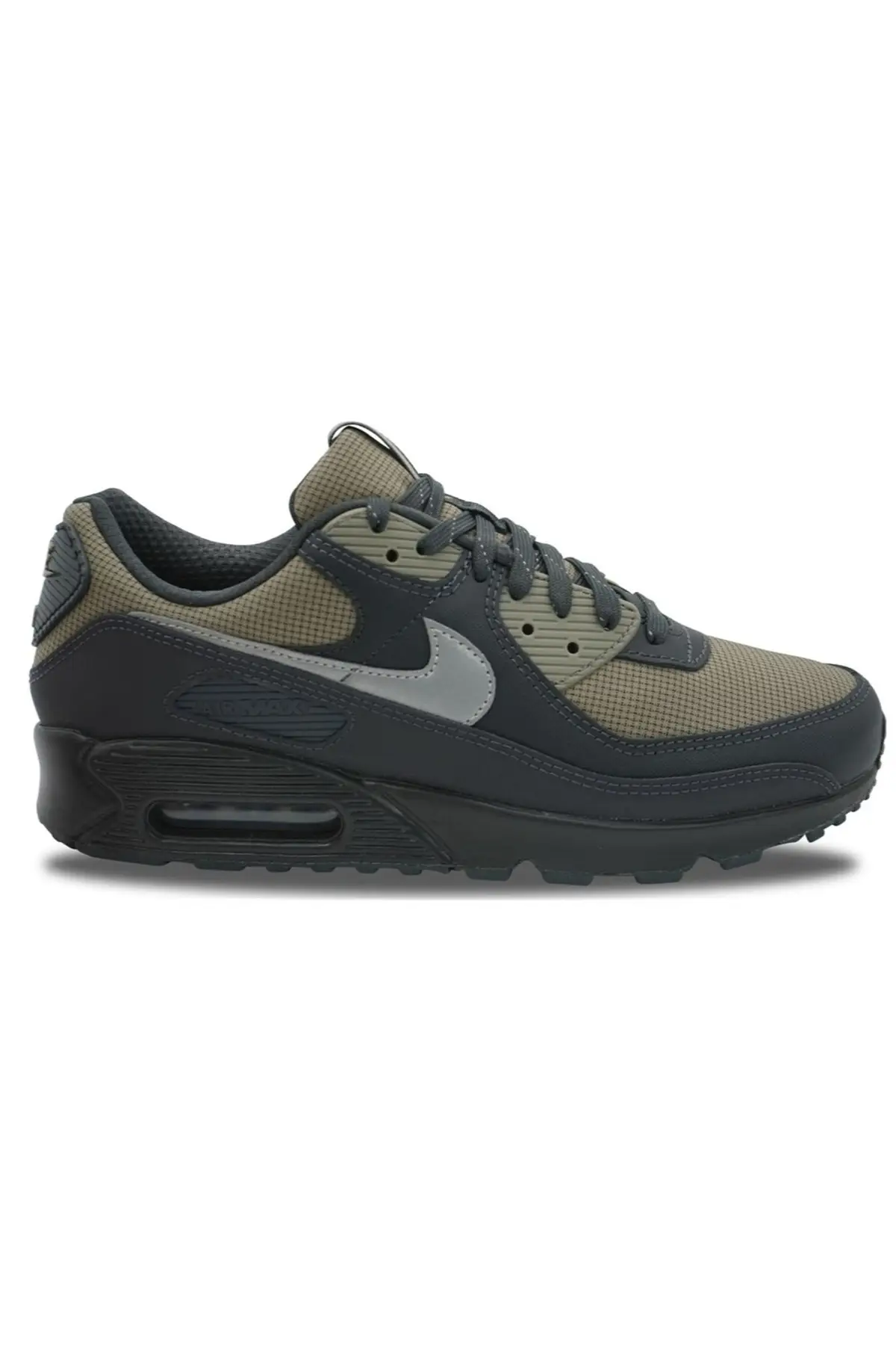 IQ0291-060 Nike Air Max 90 Leather Sneaker Green Hakiki Deri Unisex Günlük Spor Ayakkabı Yeşil