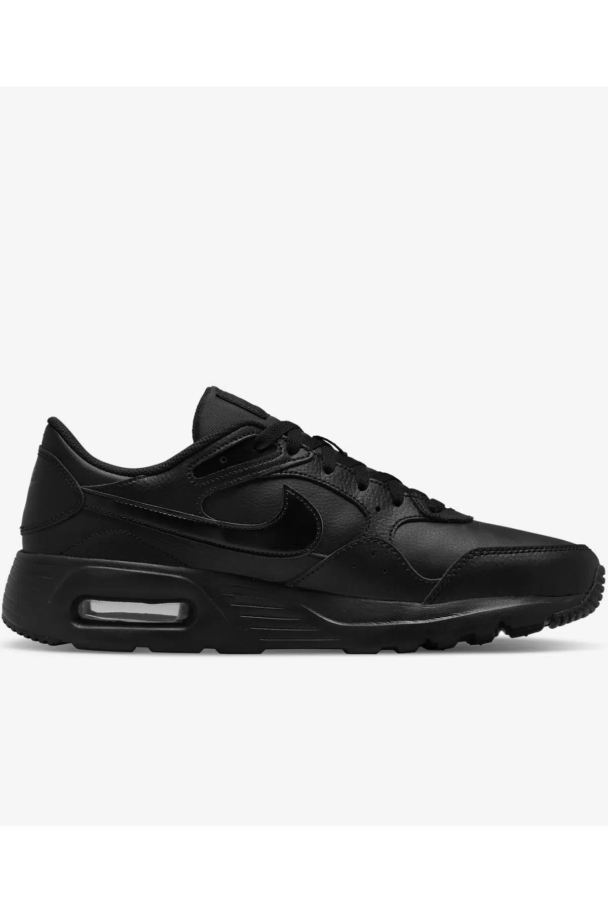 Nike Air Max SC LEA Leather Unisex Gerçek Deri Siyah Sneaker