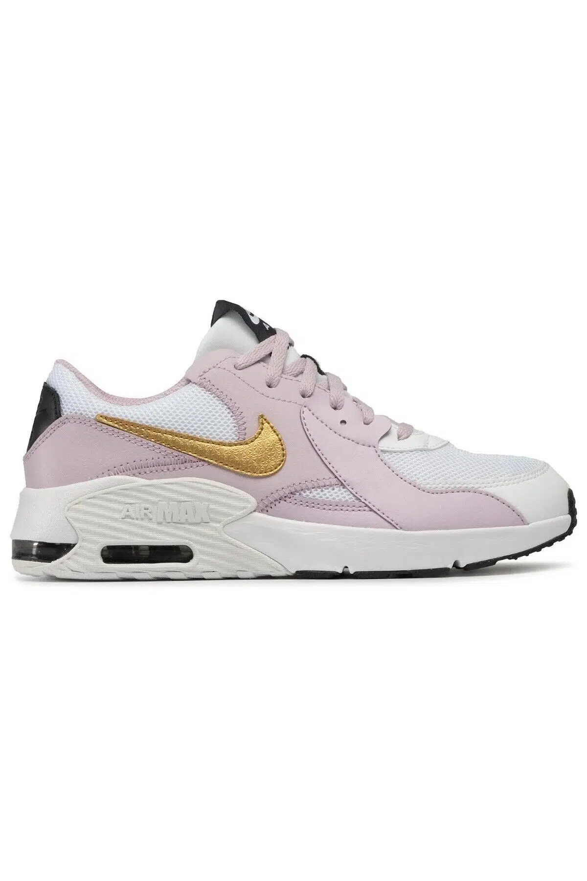 Nike Air Max Excee Leather Hakiki Deri Mor Gold Swoosh Sneaker 