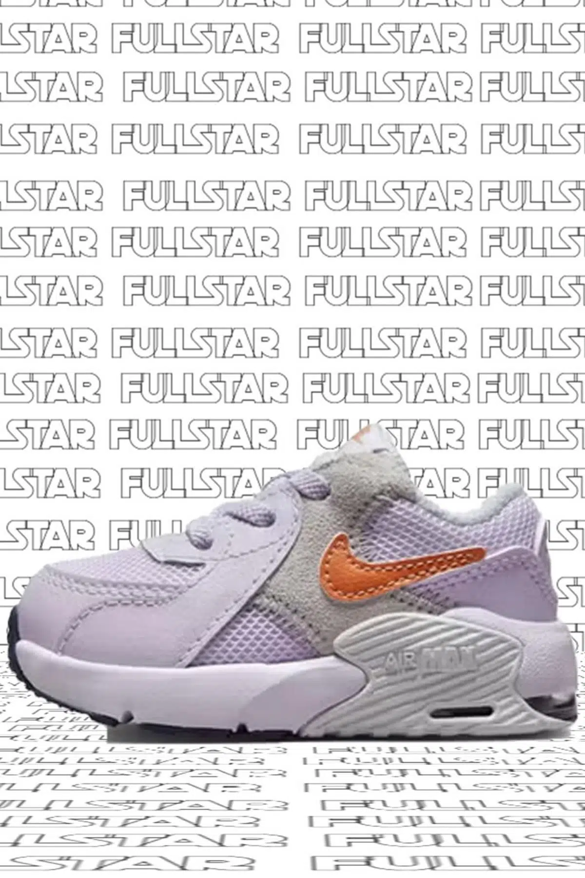 Nike Air Max Excee (TD) Leather Sneaker Hakiki Deri Lastik İpli Spor Ayakkabı Mor