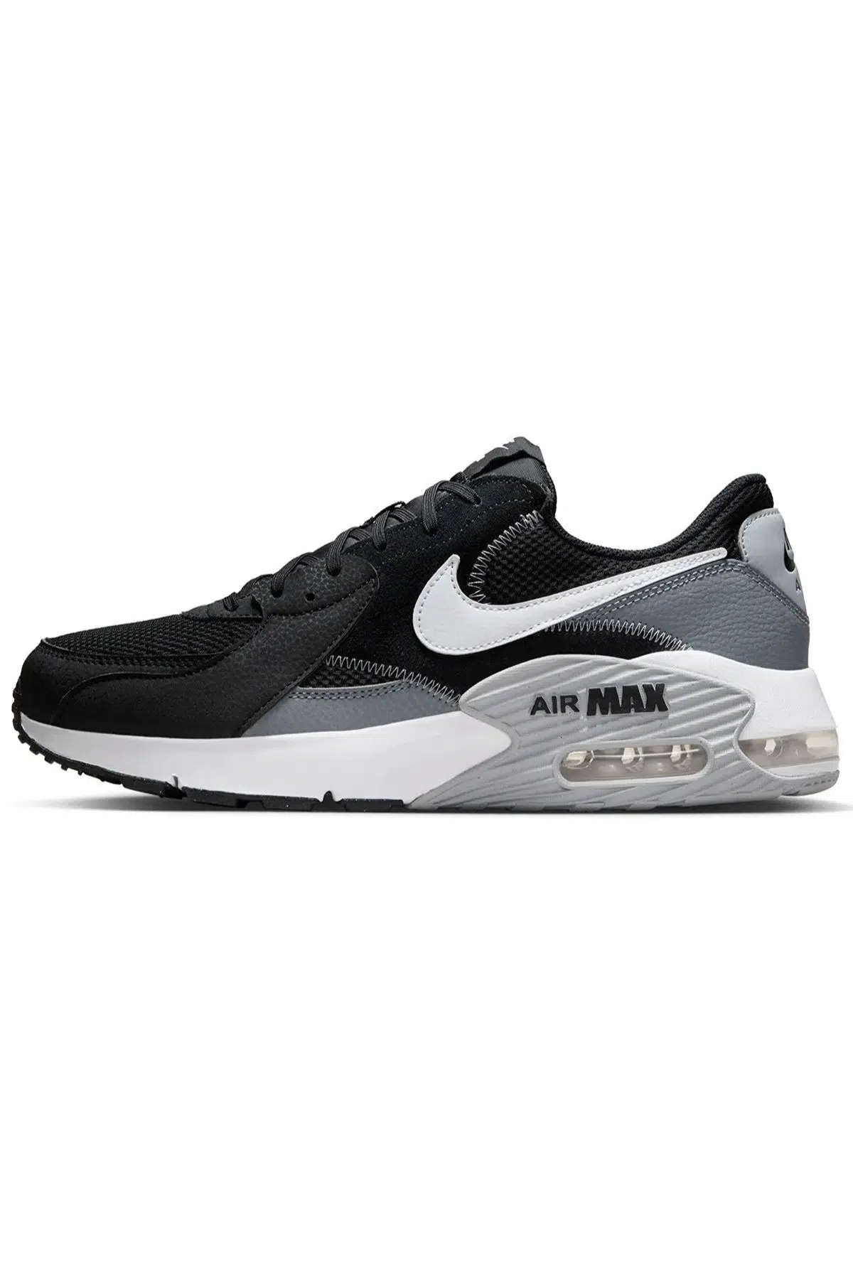 Nike Air Max Excee Unisex Leather Sneaker Hakiki Deri Siyah Spor Ayakkabı