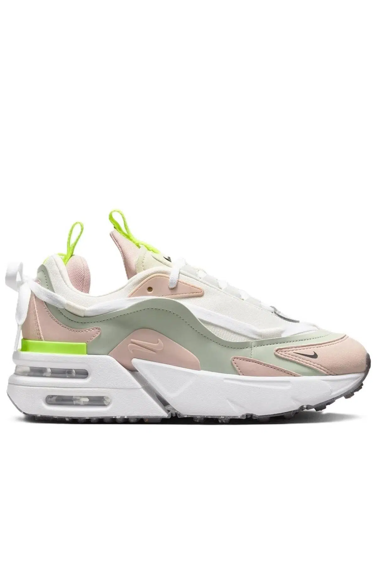 Nike Air Max Furyosa Sneaker Cream Platform Taban 4cm Kadın Günlük Spor Ayakkabı Krem