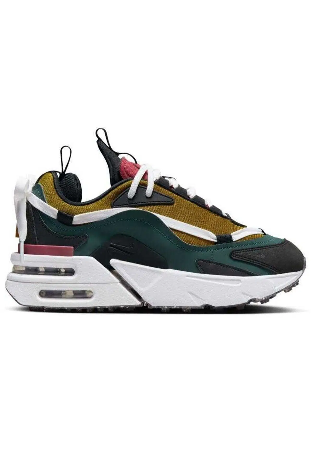 Nike Air Max Furyosa Sneaker Green Platform Taban 4cm Kadın Günlük Spor Ayakkabı Yeşil