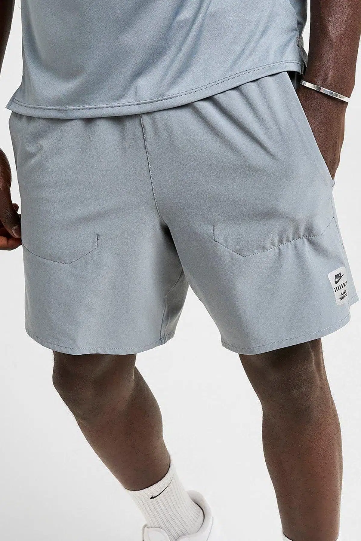 Nike Air Max Men's Woven Dri Fit Short Gray Erkek Antrenman Şortu Gri