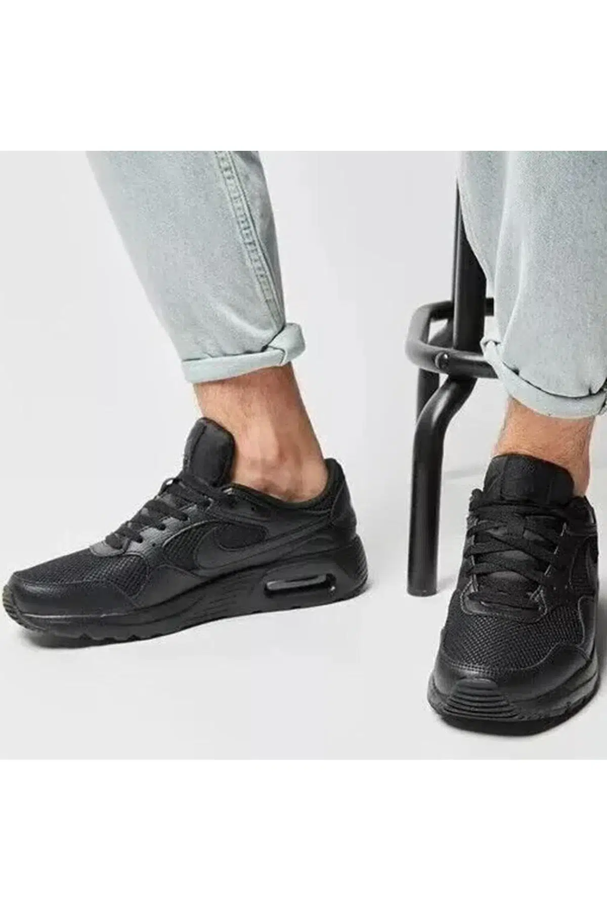 Nike Air Max SC Black Sneaker Erkek Günlük Spor Ayakkabı Siyah