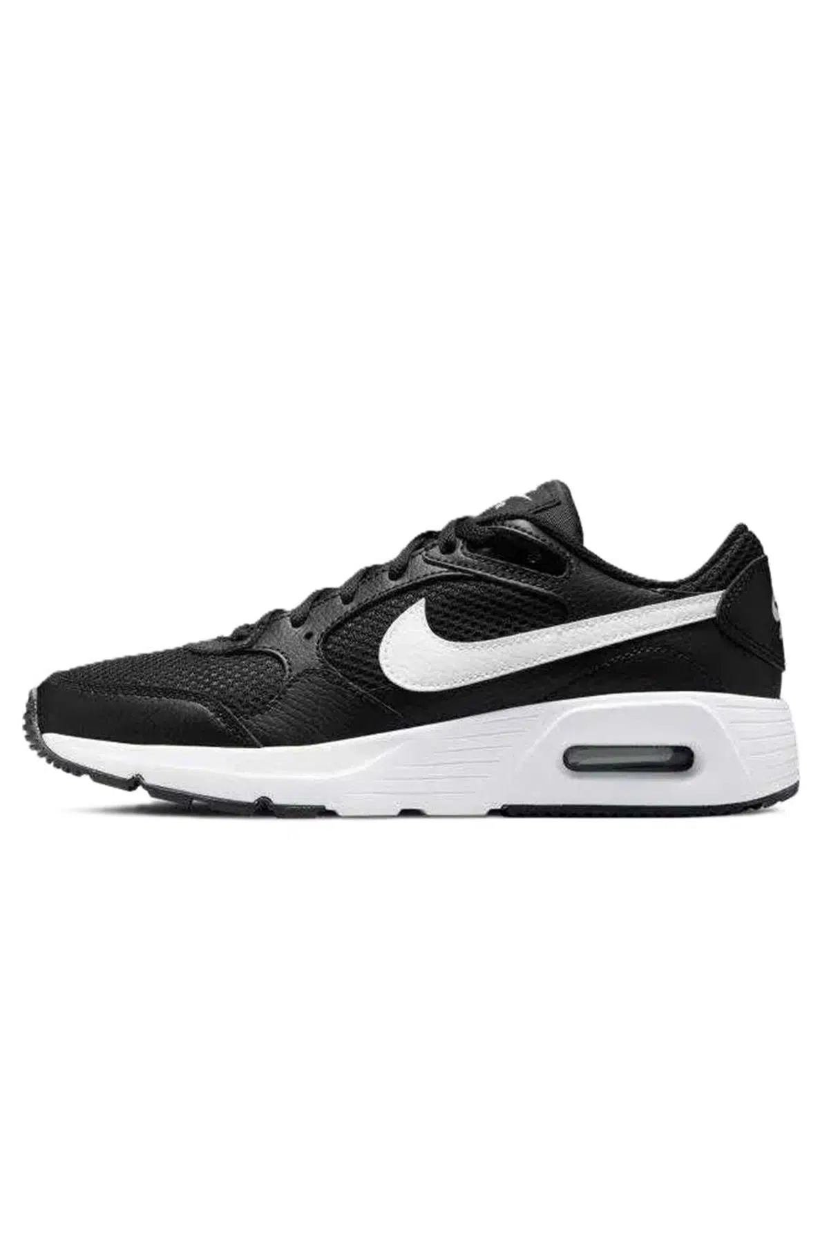 Nike Air Max SC GS Leather Sneaker Hakiki Deri Günlük Spor Ayakkabı Siyah