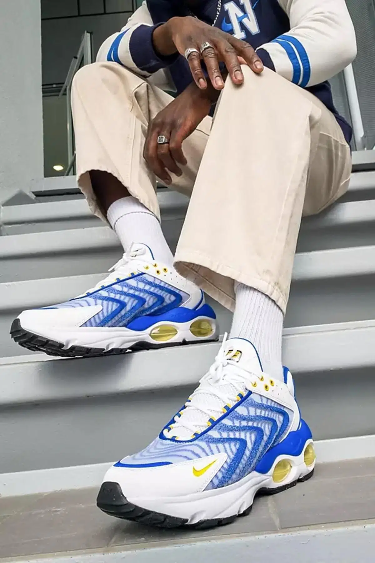 Nike Air Max Tailwind TW White Unisex Sneaker Günlük Spor Ayakkabı Beyaz Mavi
