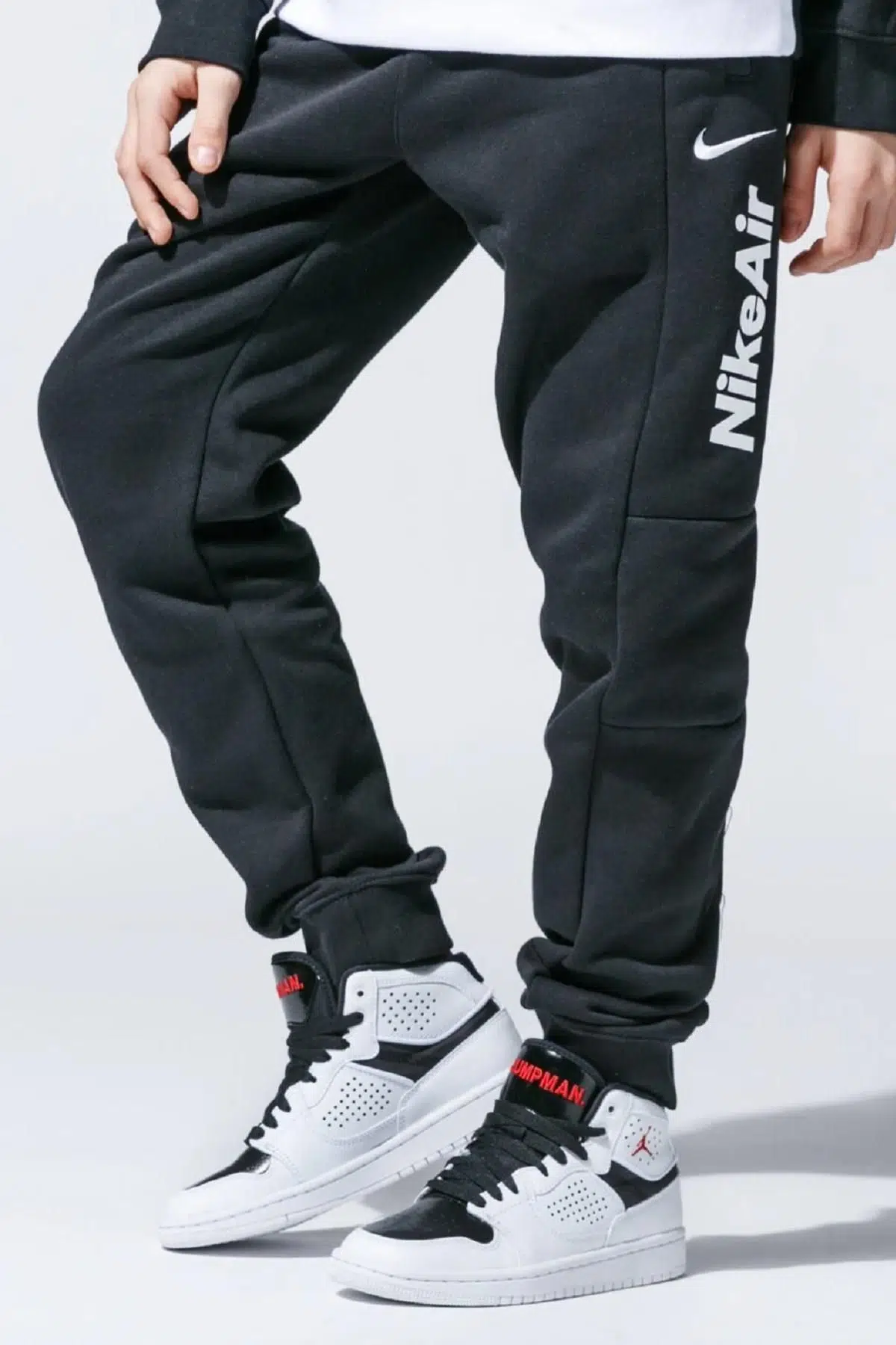 Nike Air Kids Sportswear Fleece Jogger Trousers Eşofman Altı Şardonlu Polarlı Siyah