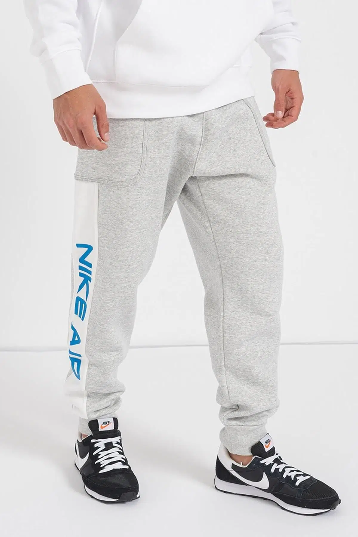 Nike Air NSW Jogger Şardonlu Pamuklu Eşofman Altı Gri