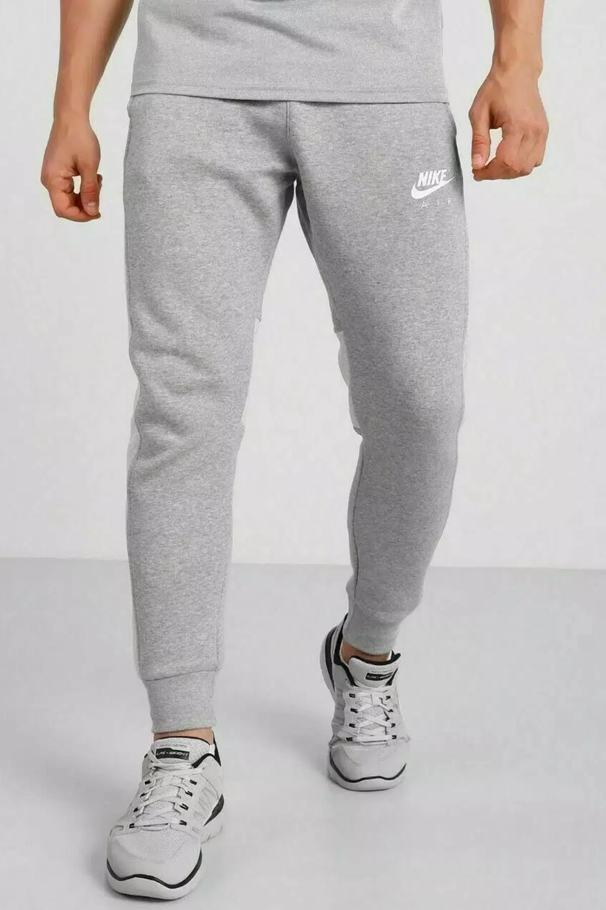 Nike Sportswear Air Fleece Jogger Şardonlu Pamuklu Eşofman Altı Gri