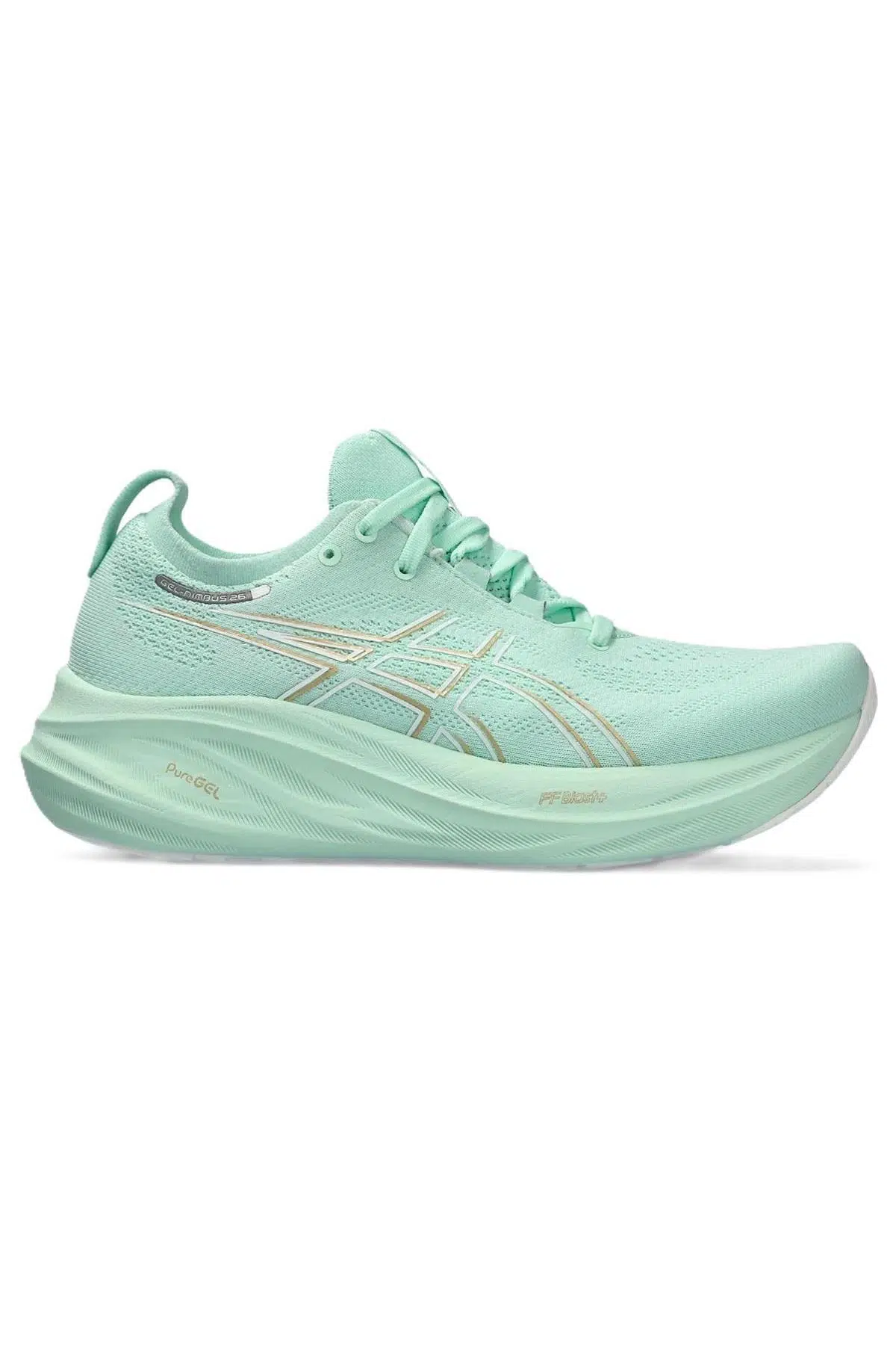 Asics Gel-Nimbus 26 Gel Taban Kadın Yeşil Koşu Ayakkabısı