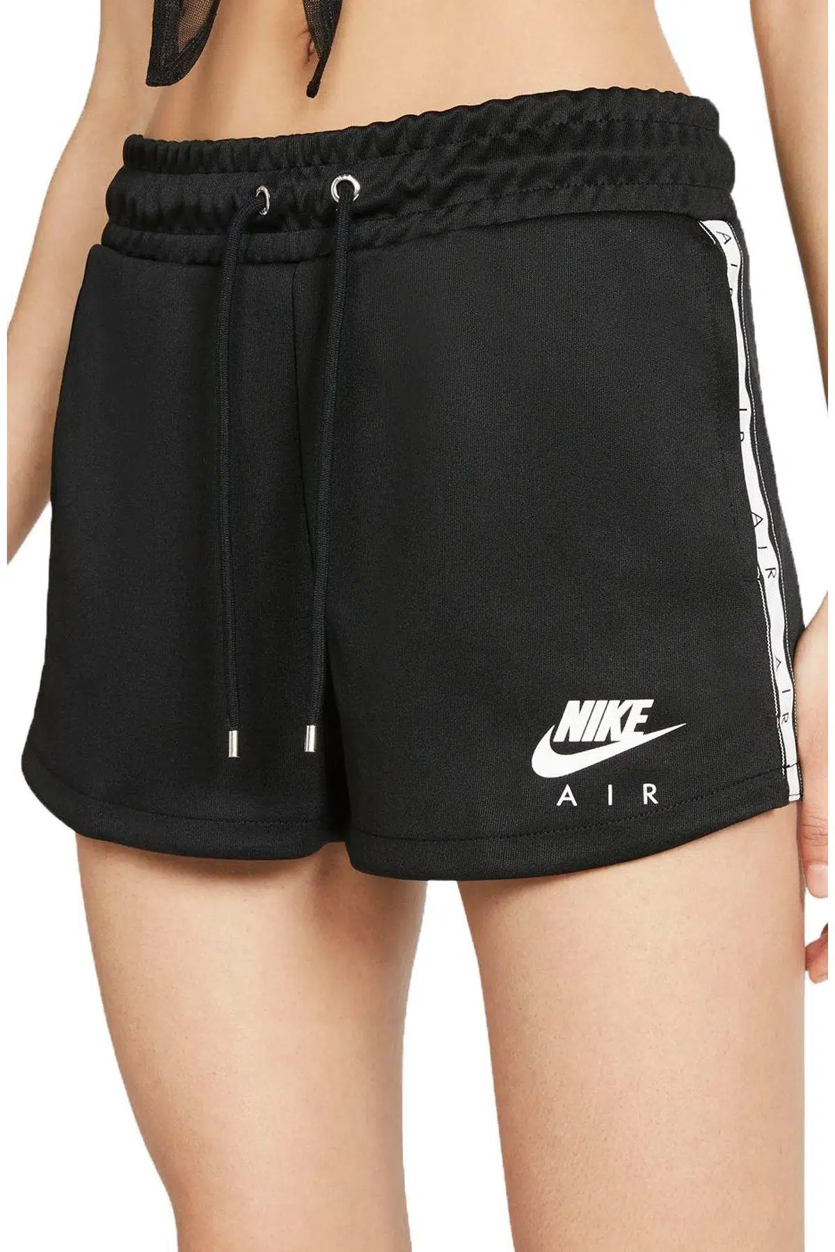 Nike Air Şeritli Günlük Siyah Kısa Şort