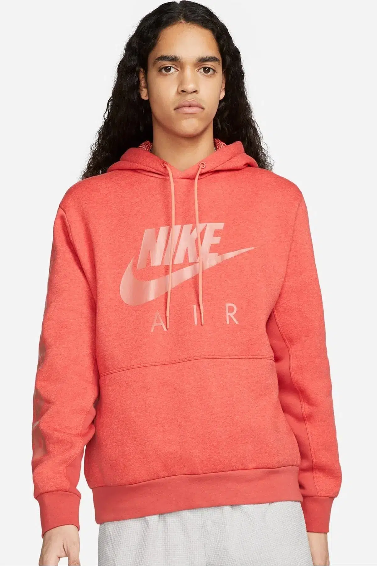 Nike Air Swoosh League Hoodie Kapüşonlu Erkek Sweatshirt Kırmızı