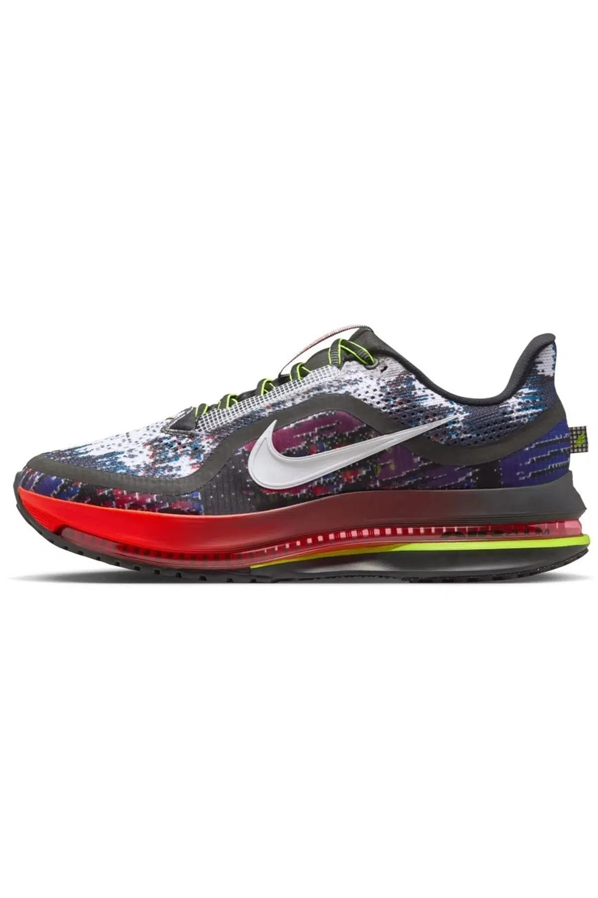 Nike Air Zoom Pegasus Premium 'Multi Pixel'Mens Running Shoes Reflektörlü Erkek Koşu Yürüyüş Ayakkabısı Mavi Kırmızı 