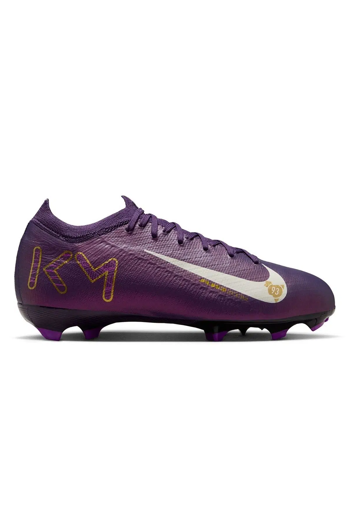 Nike Air Zoom Vapor 16 Pro Kylian Mbappe FG Çocuk Çim Saha Ayakkabısı Mor
