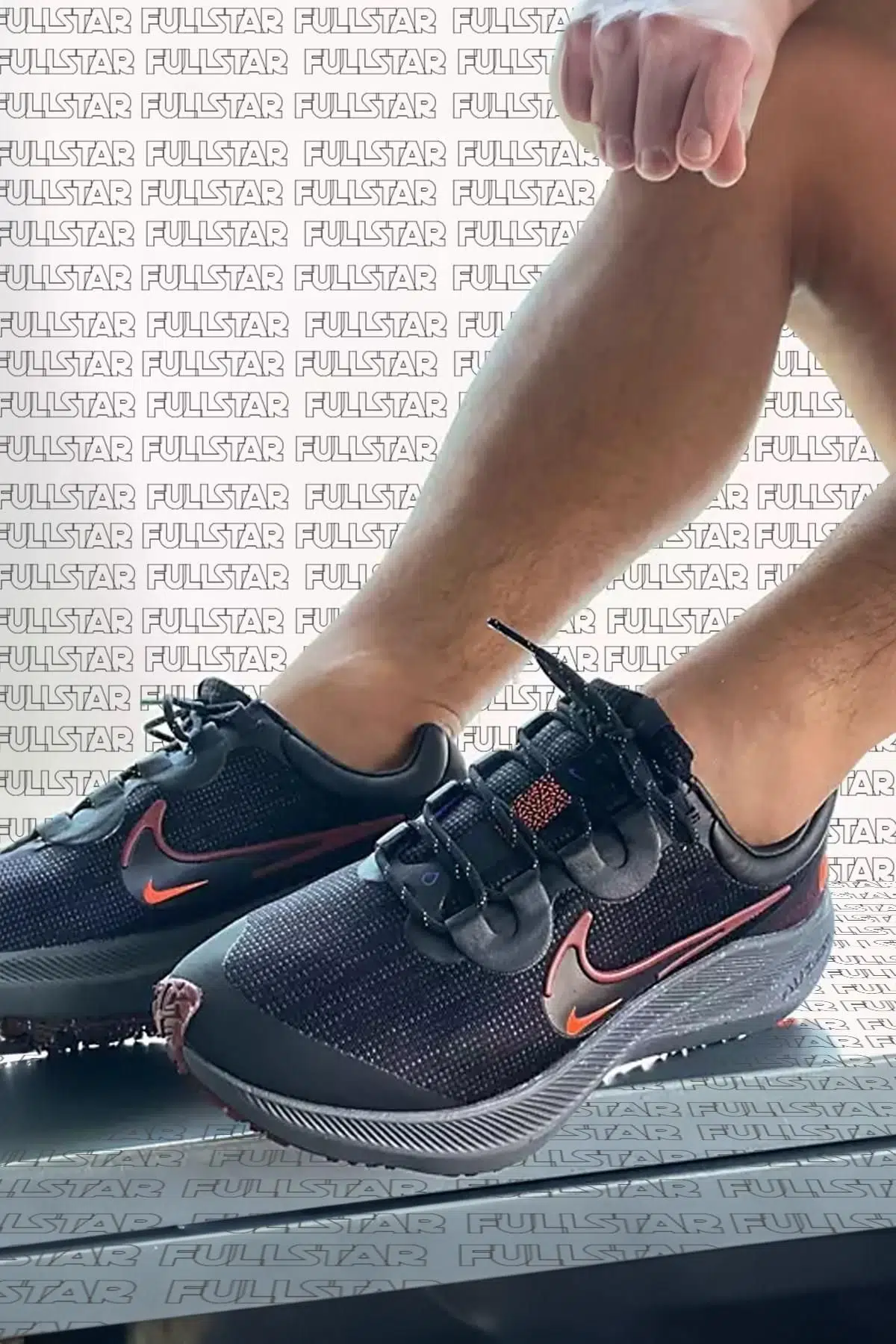 Nike Air Zoom Winflo 8 Shield WaterRepellent Erkek Yürüyüş Koşu Ayakkabısı Siyah