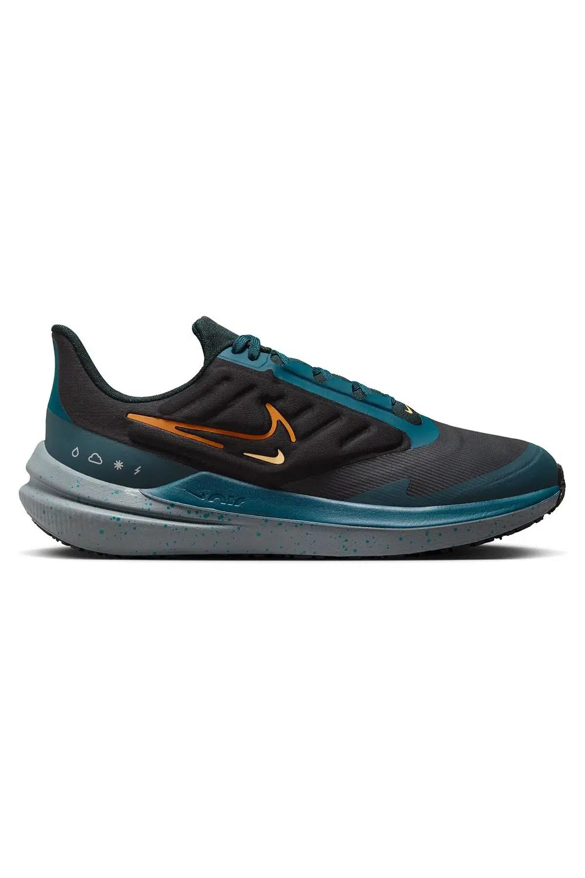Nike Air Zoom Winflo Shield Storm Tread Erkek Yürüyüş Koşu Ayakkabısı Siyah