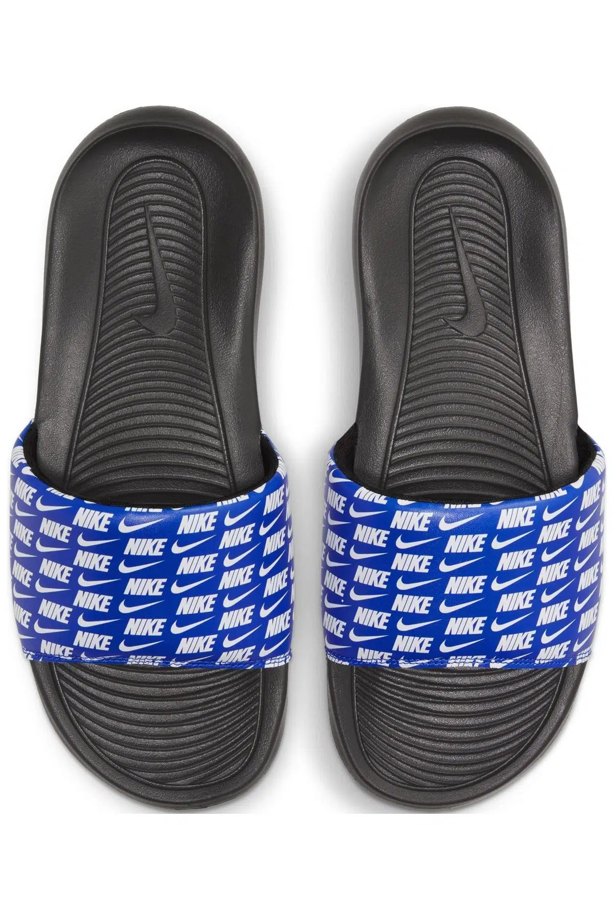Nike Victori One Swoosh Printed Erkek Terlik - Mavi