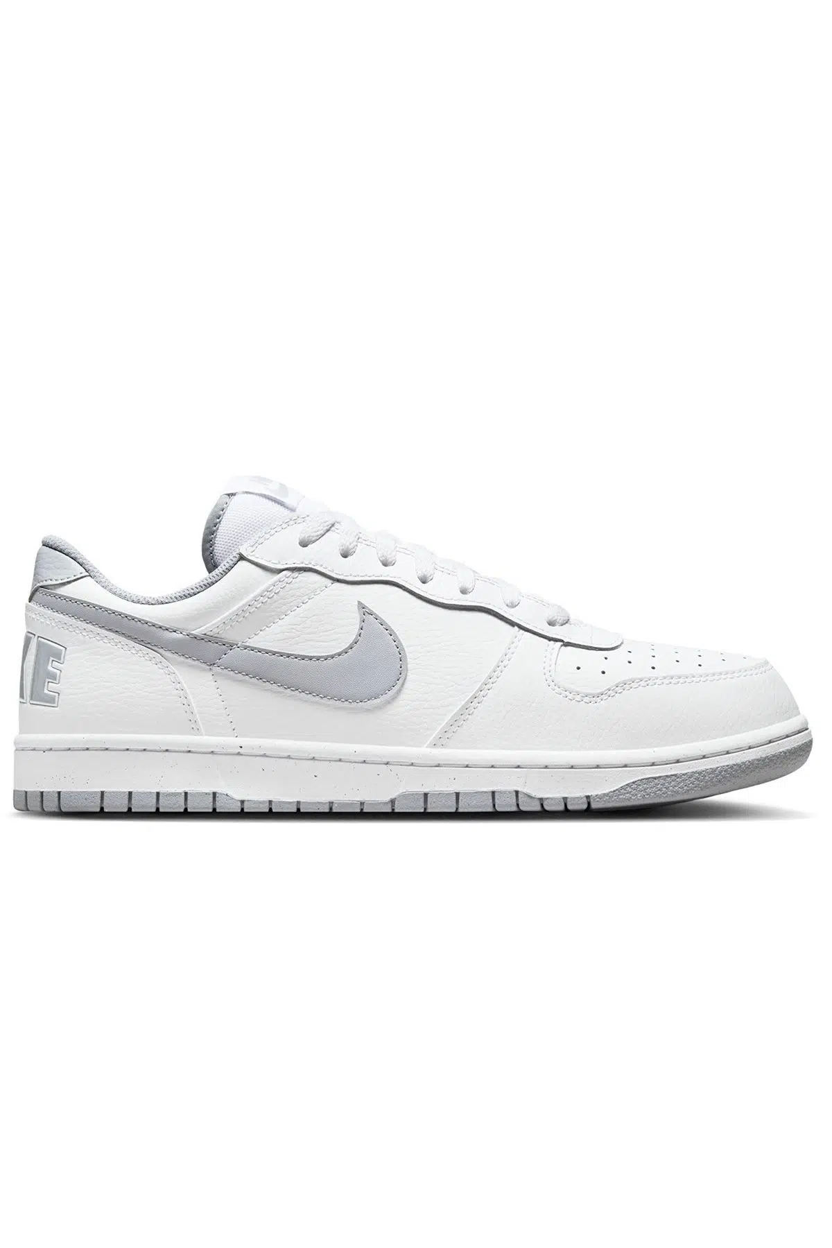 Nike Big Nike Low Leather Unisex Sneaker Hakiki Deri Erkek Günlük Spor Ayakkabı Beyaz