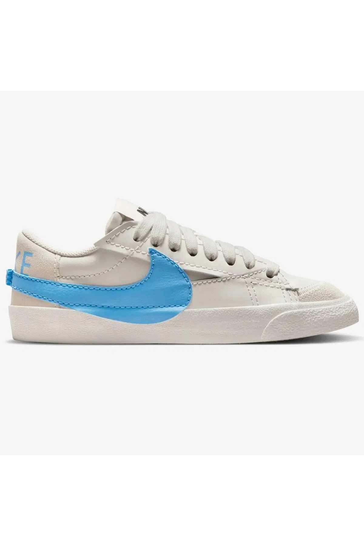 Nike Blazer Low '77 Jumbo Womens Leather Sneaker Hakiki Deri Günlük Spor Ayakkabı Bej