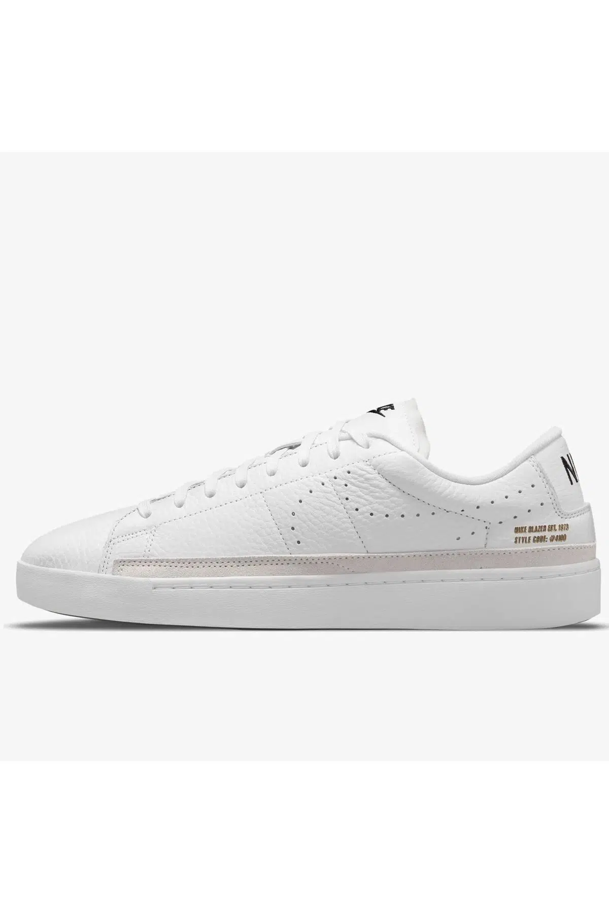 Nike Blazer Low X Leather Mens Sneaker Hakiki Deri Erkek Günlük Spor Ayakkabı Beyaz