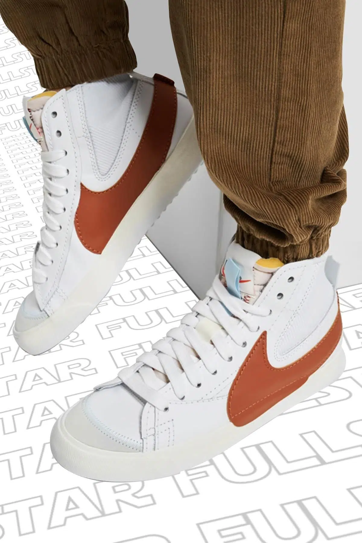 Nike Blazer Mid 77 Jumbo Leather Hakiki Deri Günlük Bilekli Spor Ayakkabı 