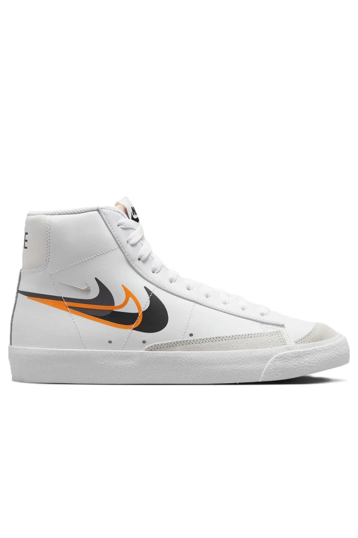 Nike Blazer Mid 77 Leather Hakiki Deri Günlük Bilekli Spor Ayakkabı Beyaz 