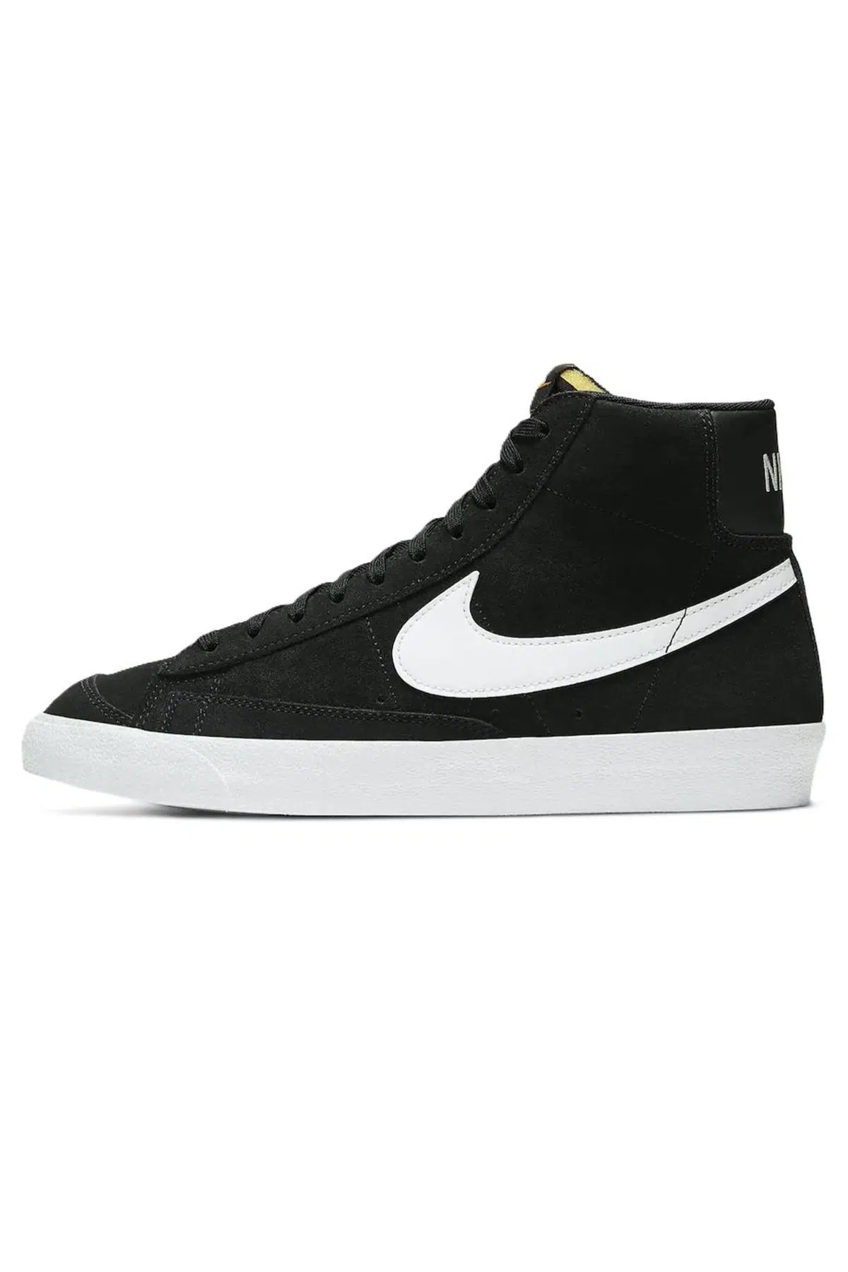 Nike Blazer Mid 77 Leather Hakiki Deri Günlük Bilekli Spor Ayakkabı Siyah