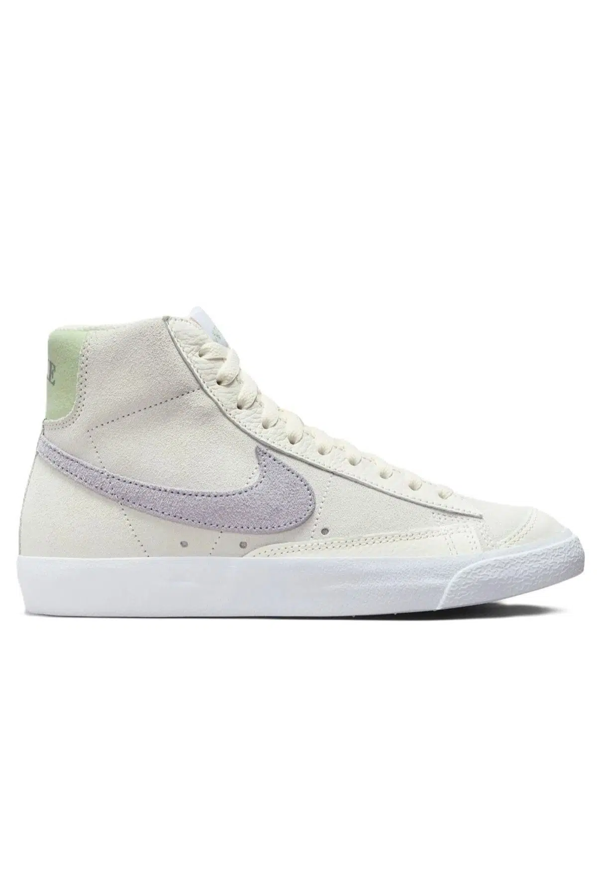 Nike Blazer Mıd 77 Leather Wonens Sneaker Hakiki Deri Kadın Günlük Spor Ayakkabı Krem