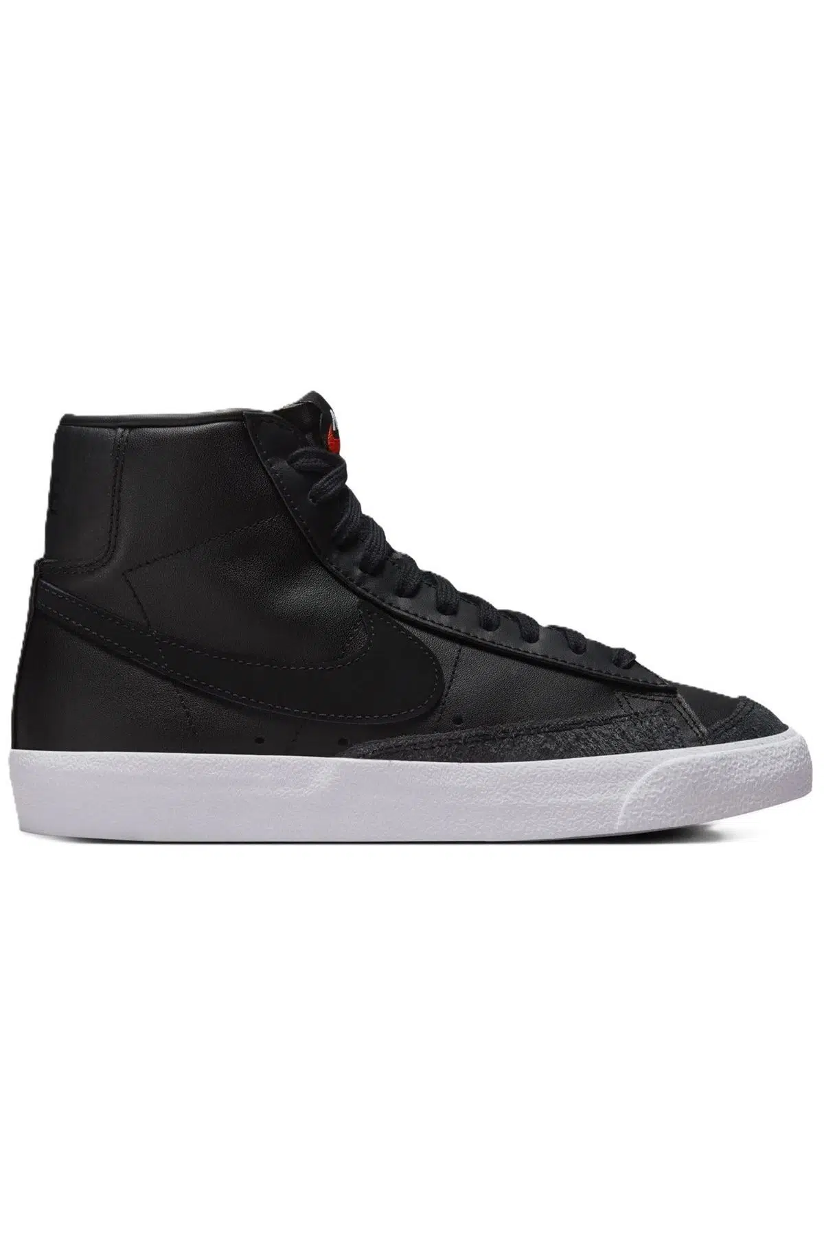 Nike Blazer Mıd 77 Vintage Leather Womens Sneaker Hakiki Deri Kadın Günlük Spor Ayakkabı Siyah