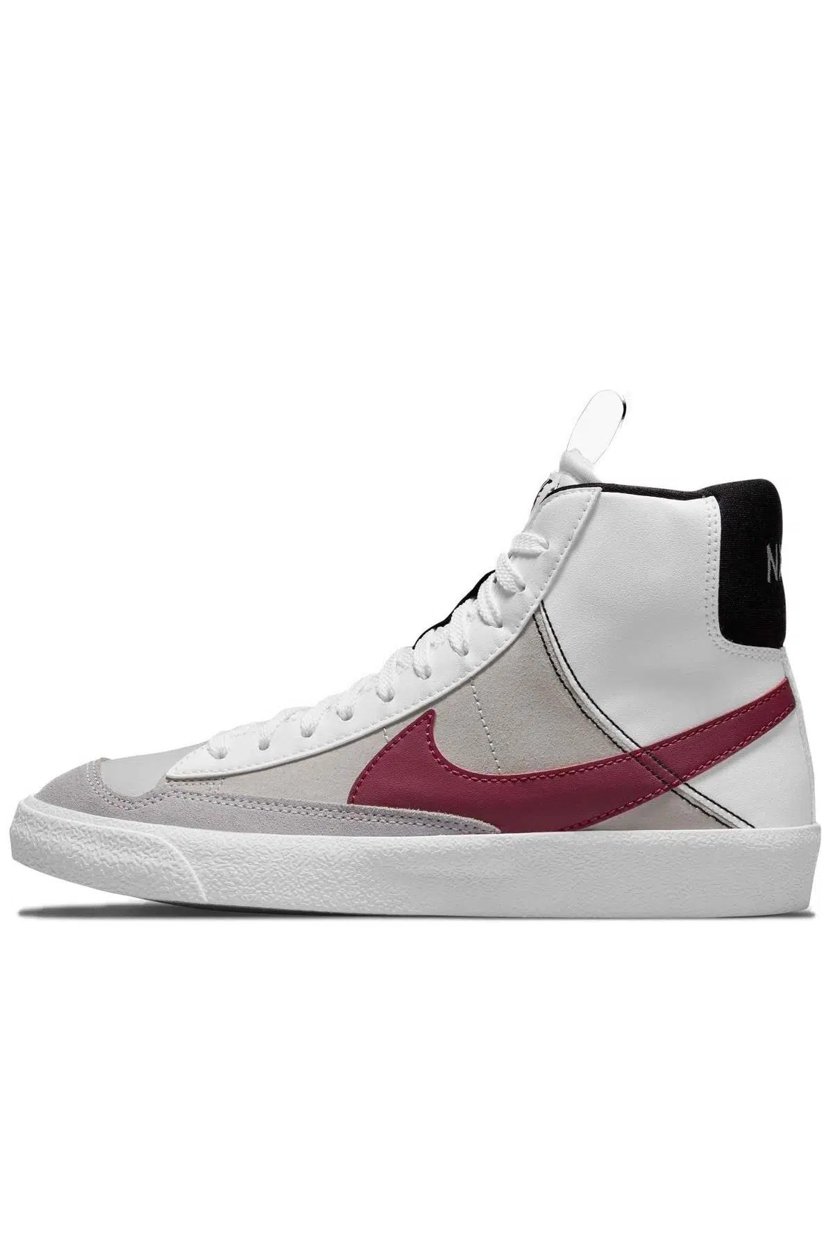 Nike Blazer Mid 77 SE Dance (GS) Leather Gerçek Deri Bilekli Beyaz Sneaker 