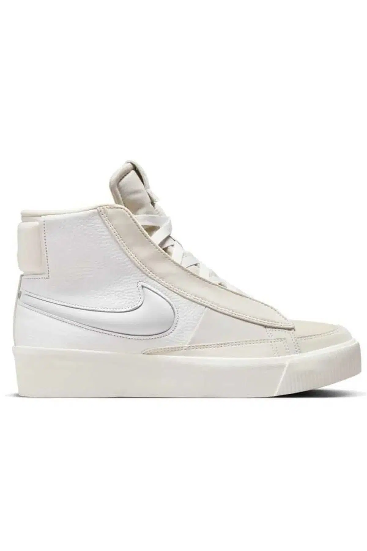 Nike Blazer Mıd Victory Hakiki Deri Bilekli Kadın Sneaker Ayakkabı Beyaz