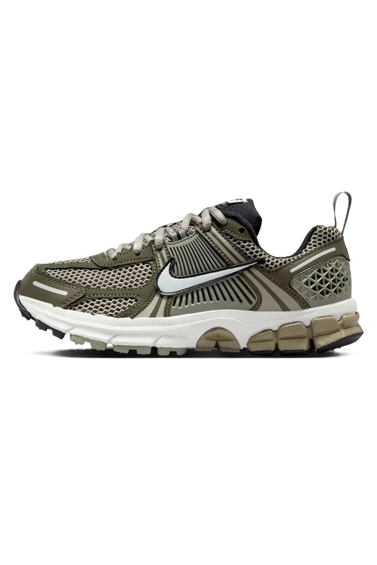 Nike Bowerman Zoom Vomero 5 Running Shoes Hakiki Deri Reflektörlü Kadın Koşu Yürüyüş Ayakkabısı Yeşil
