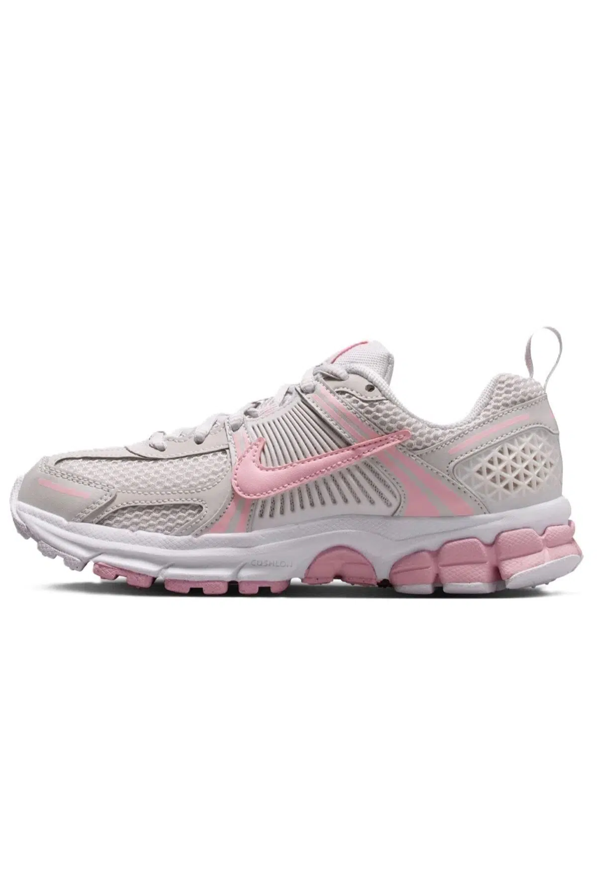 Nike Bowerman Zoom Vomero 5 Unisex Sneaker Reflektörlü Günlük Spor Ayakkabı Gri-Pembe