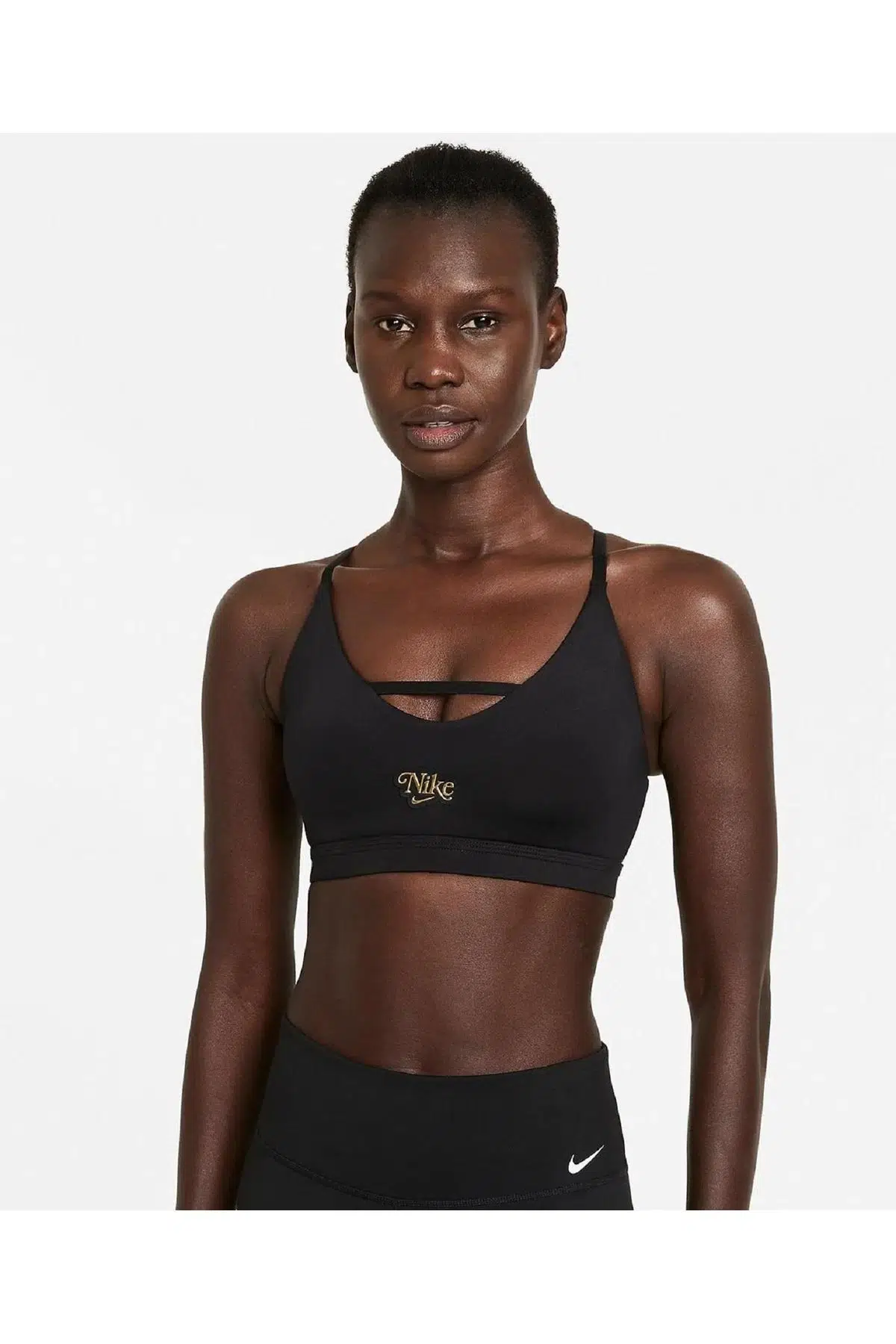 Nike Bra Indy Dri Fit Hafif Destekli Yastıklı U Yaka Kadın Spor Sütyeni CZ