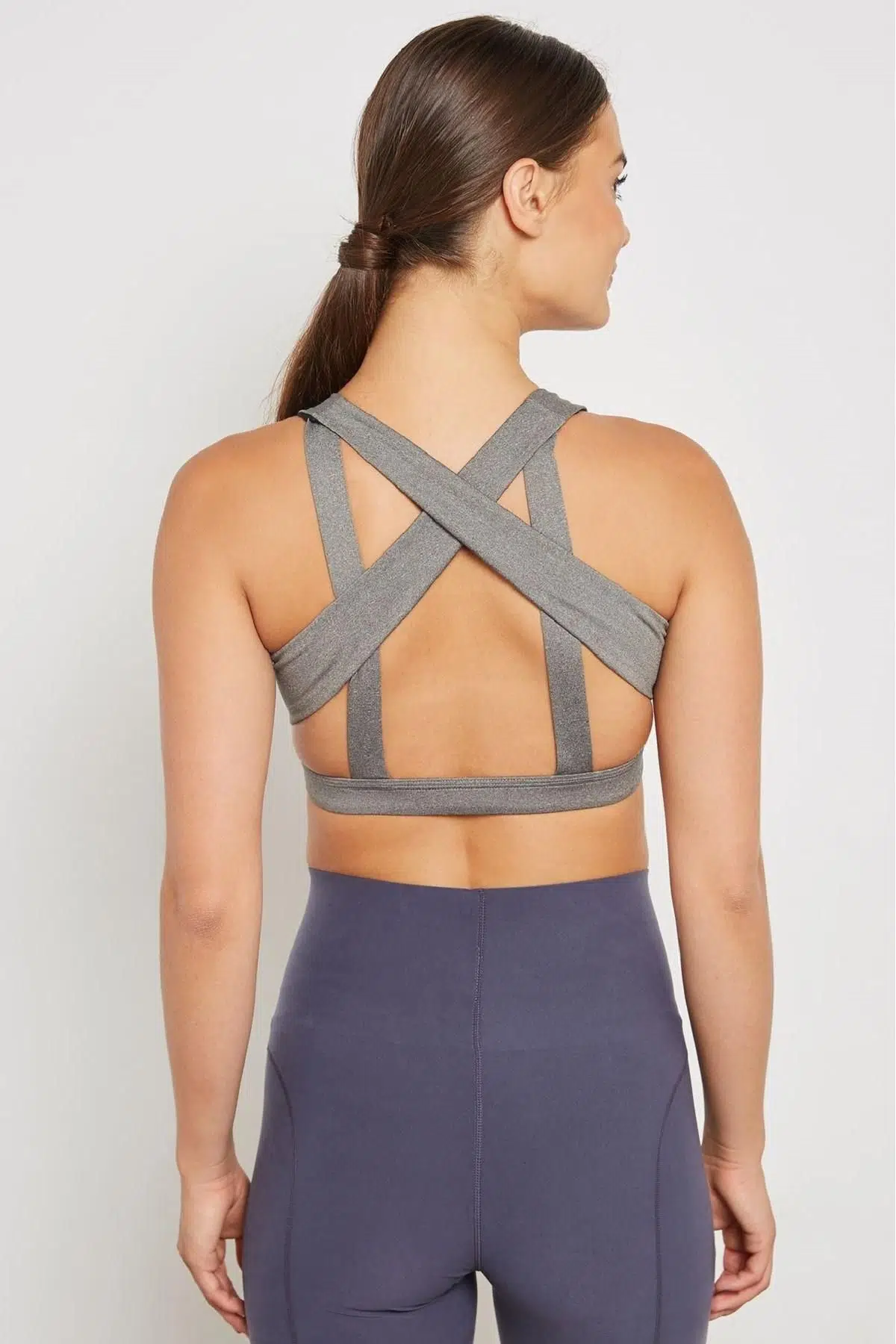 Nike Bra Indy Light Support Sporcu Sütyeni Gri