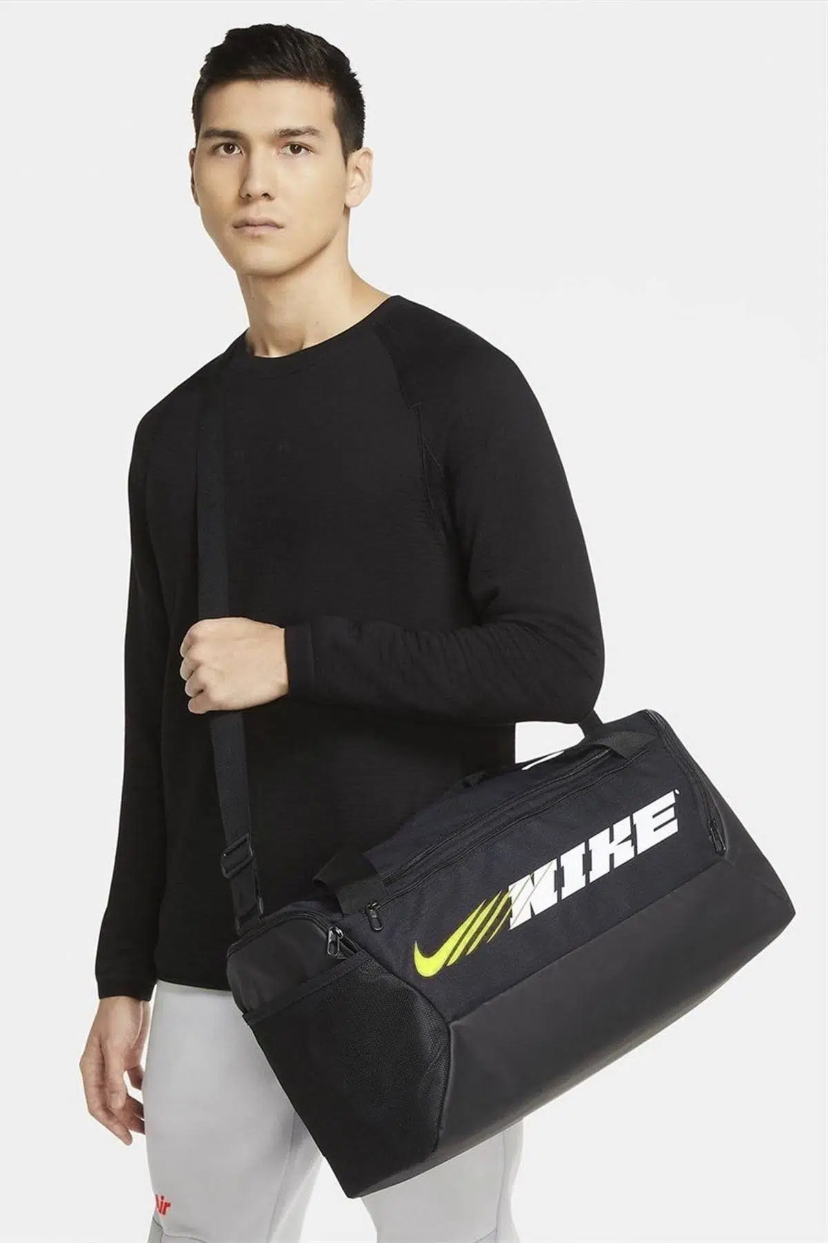 Nike Brasilia S Duff-9.0 PX Gfx SP2 41 Litres (52cm x 28 cm x 28 cm) Spor Çanta Siyah