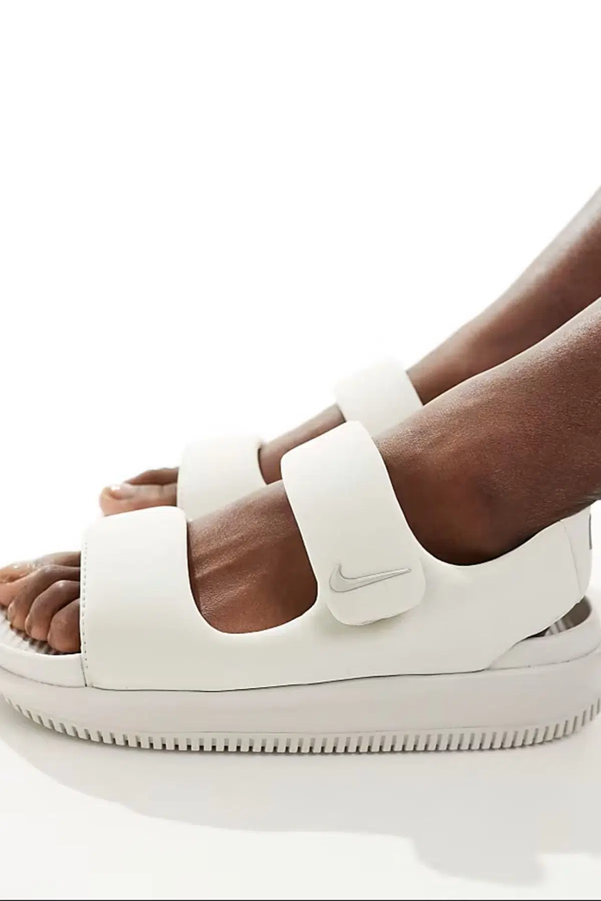 Nike Calm Womens Cream Sandals Soft Bantlı Krem Kadın Sandalet 