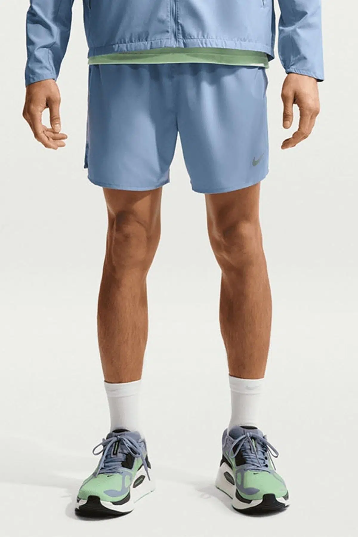 Nike Challenger Men's Dri-FIT 5" Brief-lined Running Shorts Erkek Slip Astarlı 5 inç Reflektörlü Koşu Şortu Mavi