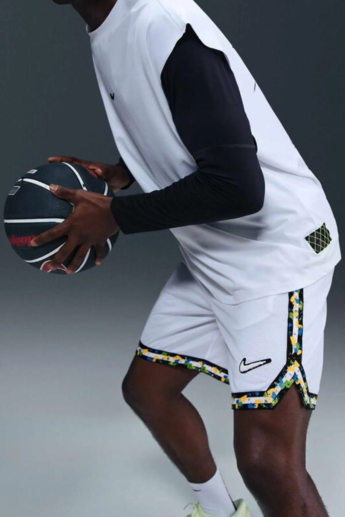 Nike DNA Men's Dri Fit 20.5cm (approx.) Basketball Shorts Erkek Basketbol Şortu Beyaz