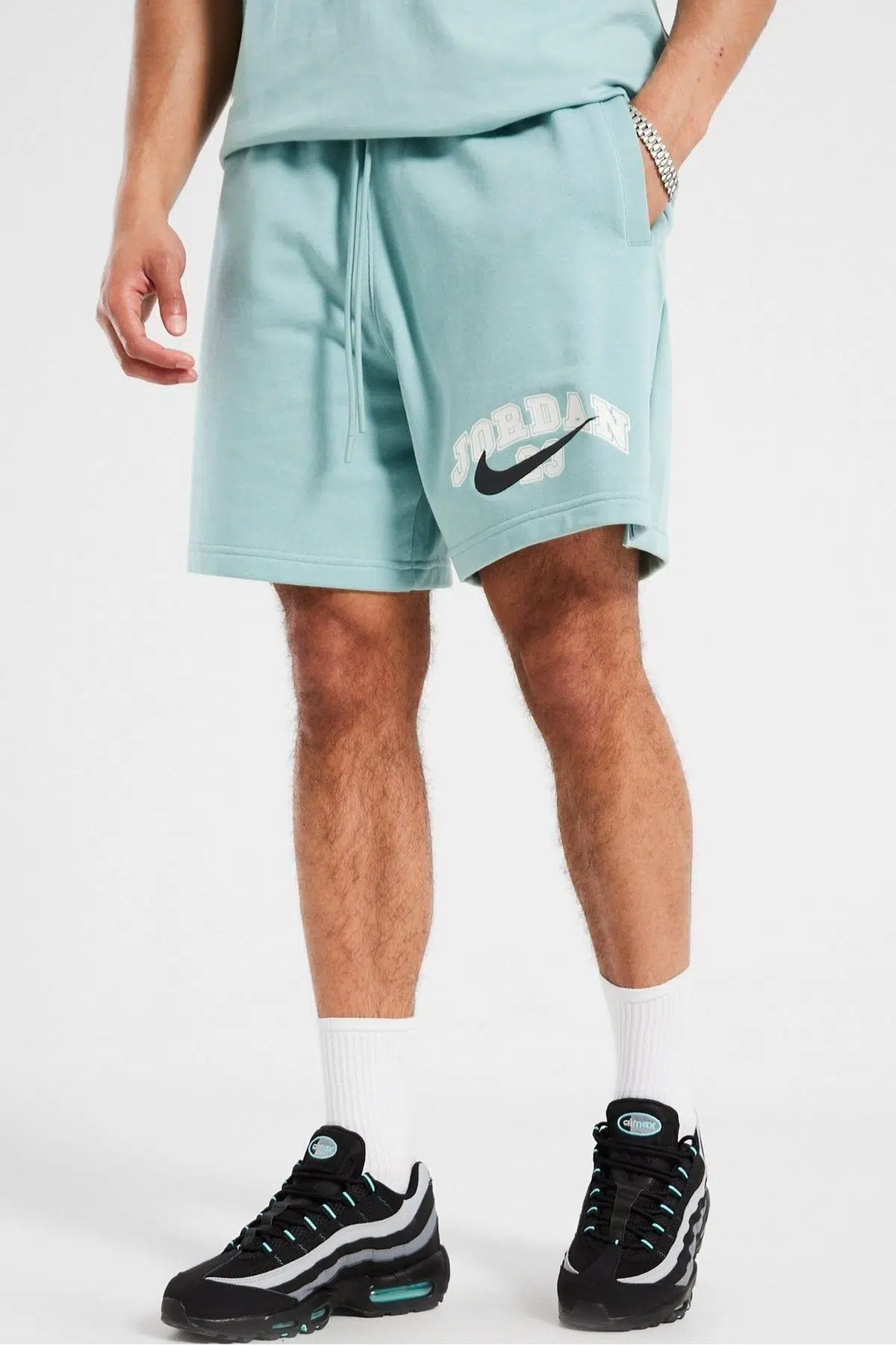 Nike Jordan MVP French Terry Men's Oversize Short Erkek Oversize Fransız Havlu Kumaş Şort Su Yeşili